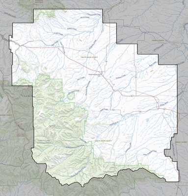 Judith Basin County MT USGS topo map