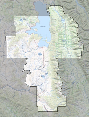 Lake County MT USGS topo map