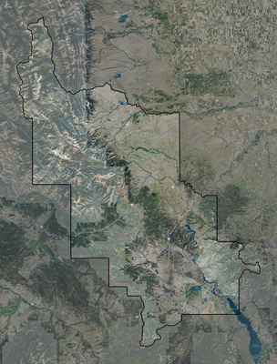 Lewis and Clark County MT USGS imagery and topo map