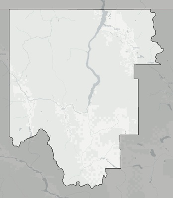 Lincoln County MT county basemap context