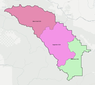 Mineral County MT townships and subdivisions map