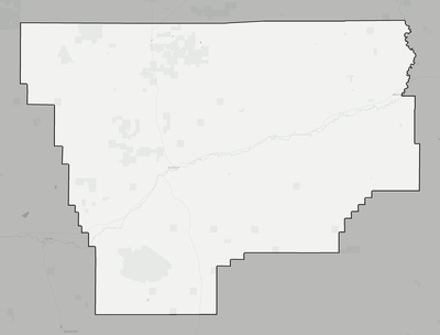 Musselshell County MT county basemap context