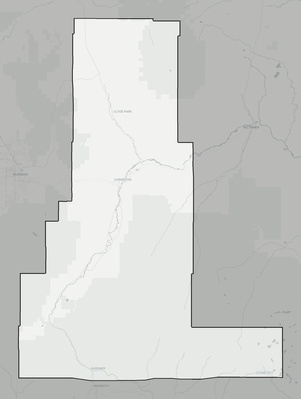 Park County MT county basemap context