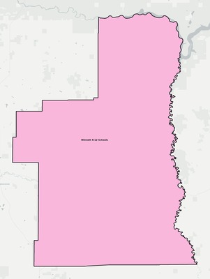 Petroleum County MT school district boundaries map