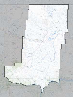 Phillips County MT USGS topo map