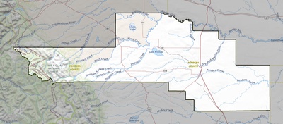Pondera County MT USGS topo map