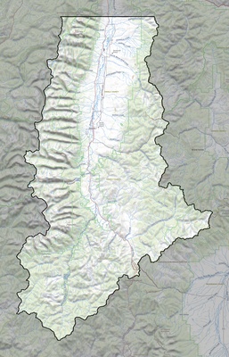 Ravalli County MT USGS topo map