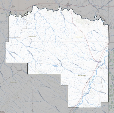 Richland County MT USGS topo map