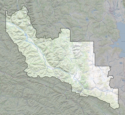 Sanders County MT USGS topo map