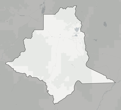 Silver Bow County MT county basemap context