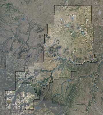 Stillwater County MT USGS imagery and topo map
