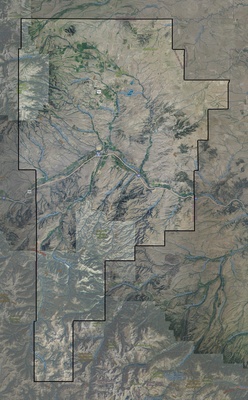 Sweet Grass County MT USGS imagery and topo map