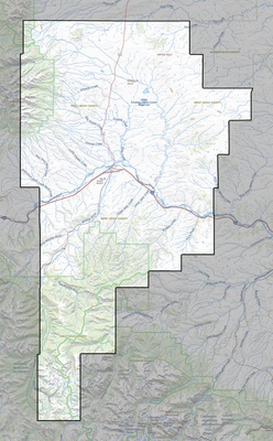 Sweet Grass County MT USGS topo map