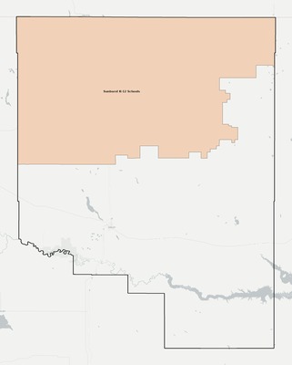 Toole County MT school district boundaries map