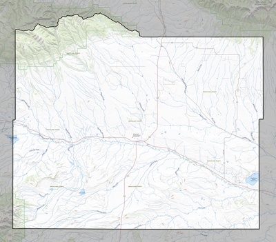 Wheatland County MT USGS topo map