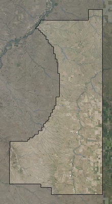 Wibaux County MT USGS imagery and topo map