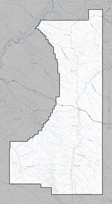 Wibaux County MT USGS topo map