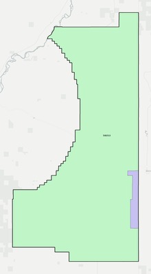 Wibaux County MT ZIP code boundaries map
