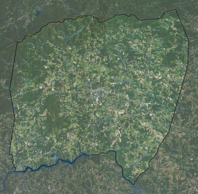 Alexander County NC USGS imagery and topo map