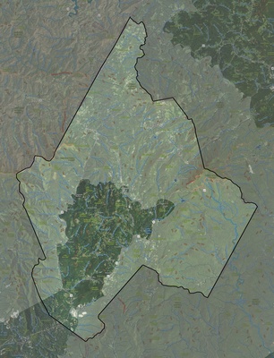 Avery County NC USGS imagery and topo map
