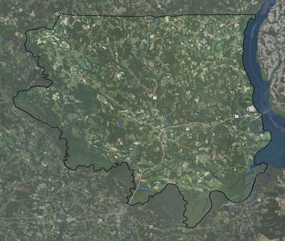 Bertie County NC USGS imagery and topo map