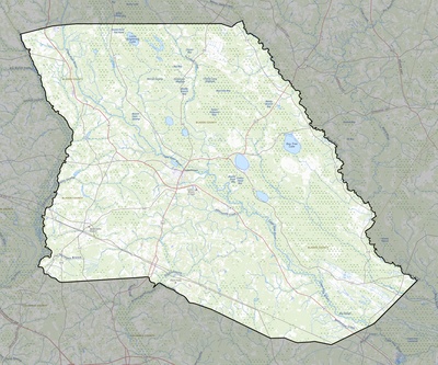 Bladen County NC USGS topo map