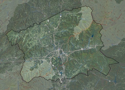 Buncombe County NC USGS imagery and topo map