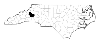 Burke County in North Carolina