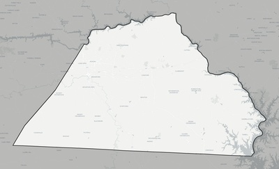 Catawba County NC county basemap context