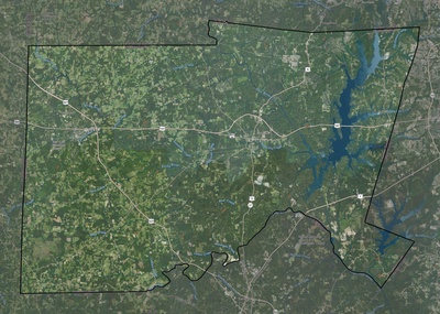 Chatham County NC USGS imagery and topo map