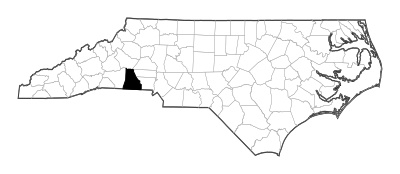 Cleveland County in North Carolina