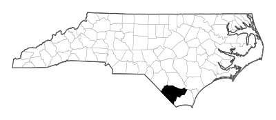 Columbus County in North Carolina