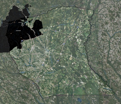 Cumberland County NC USGS imagery and topo map
