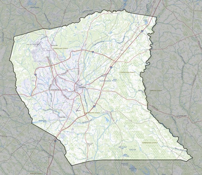 Cumberland County NC USGS topo map