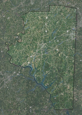 Davidson County NC USGS imagery and topo map