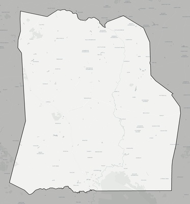 Duplin County NC county basemap context