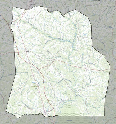 Duplin County NC USGS topo map