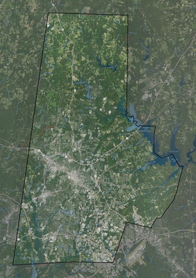 Durham County NC USGS imagery and topo map