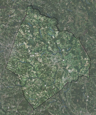 Edgecombe County NC USGS imagery and topo map