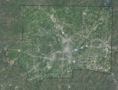 Forsyth County NC USGS imagery and topo map