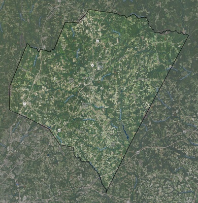 Franklin County NC USGS imagery and topo map