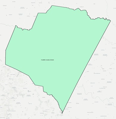 Franklin County NC school district boundaries map