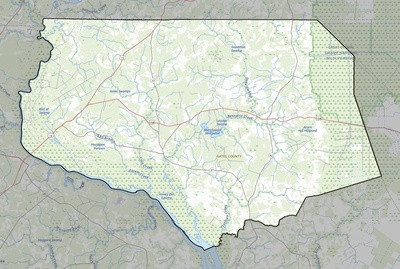 Gates County NC USGS topo map