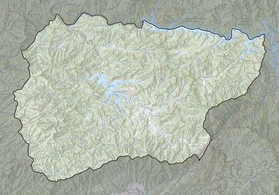Graham County NC USGS topo map