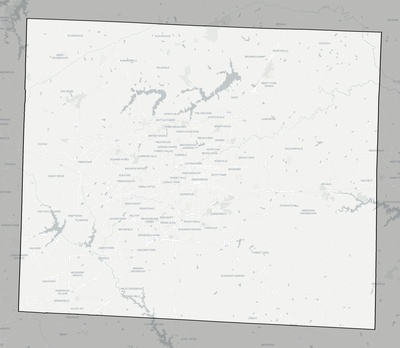 Guilford County NC county basemap context