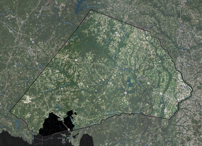 Harnett County NC USGS imagery and topo map
