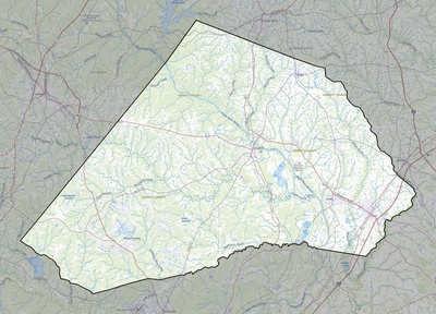 Harnett County NC USGS topo map
