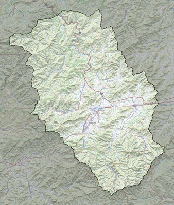 Haywood County NC USGS topo map