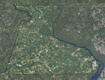Hertford County NC USGS imagery and topo map