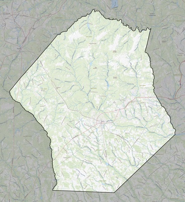 Hoke County NC USGS topo map